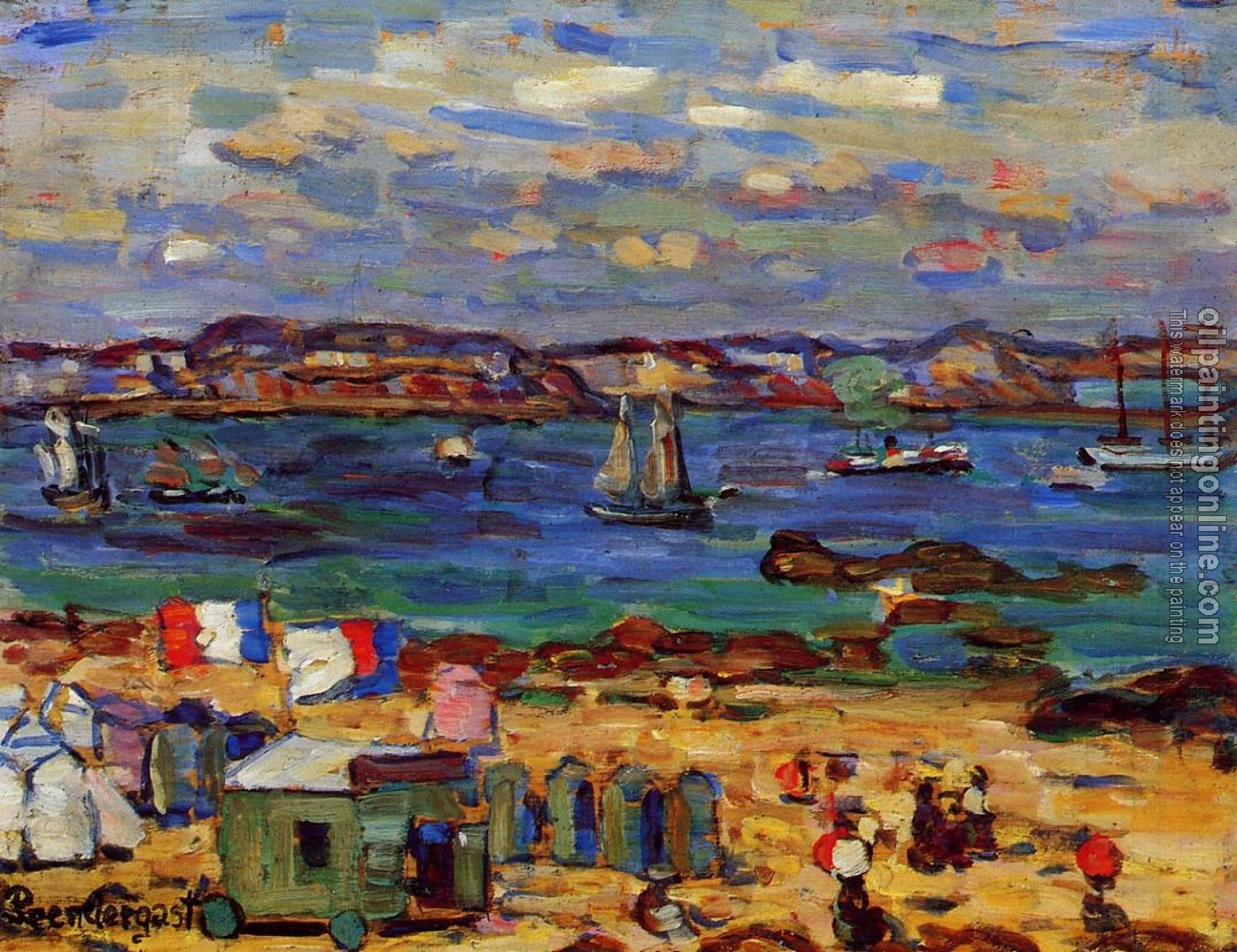 Prendergast, Maurice Brazil - Study, St Malo